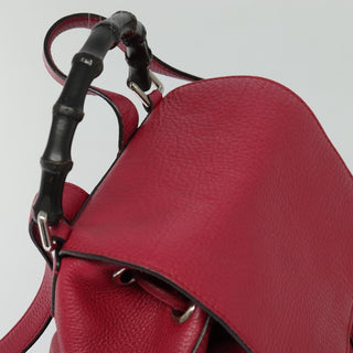 Gucci Bamboo Tassel Backpack Leather