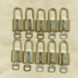 Louis Vuitton Cadenas Bag Charm Gold-plated