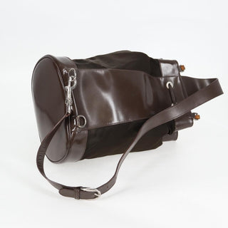 Gucci Vintage Bamboo Sling Backpack Nylon