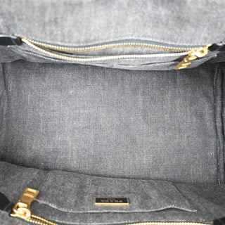 Prada Canapa Convertible Tote Denim