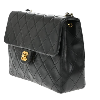 Chanel Vintage Square Classic Flap Bag Quilted Lambskin
