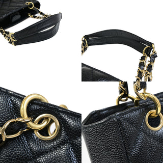 Chanel Petite Shopping Tote Quilted Calfskin