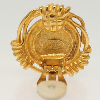 Chanel Vintage CC Earrings Metal