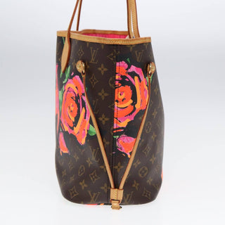 Louis Vuitton Neverfull Tote Limited Edition Monogram Roses