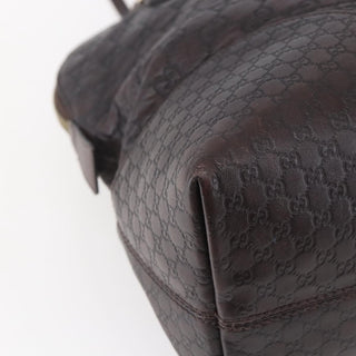 Gucci Bree Dome Tote Guccissima Leather