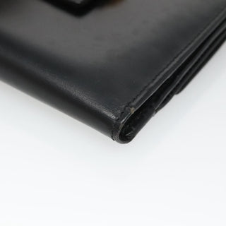 Celine Circle Logo Compact Wallet Leather