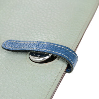 Hermes Bicolor Dogon Duo Combined Wallet Leather
