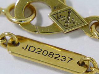 Van Cleef & Arpels Vintage Alhambra Pendant Necklace 18K Yellow Gold