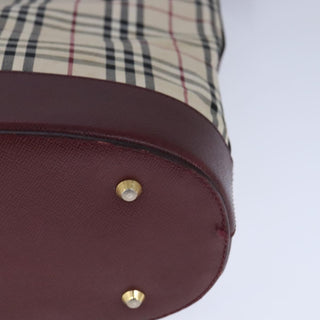 Burberry Nova Check Tote canvas check pattern