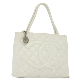 Chanel Medallion Tote Quilted Caviar