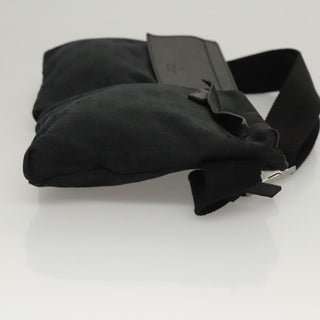 Gucci Vintage Double Belt Bag GG Denim