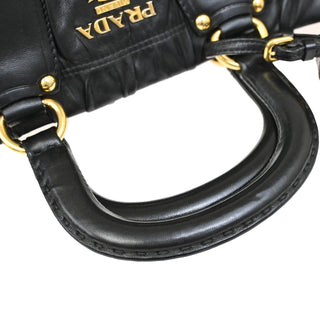 Prada Gaufre Convertible Satchel Tessuto