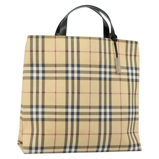 Burberry Nova Check Tote canvas check pattern