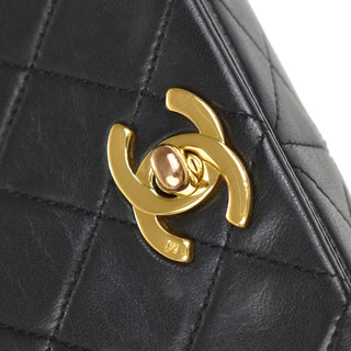 Chanel Vintage Full Flap Bag Quilted Lambskin