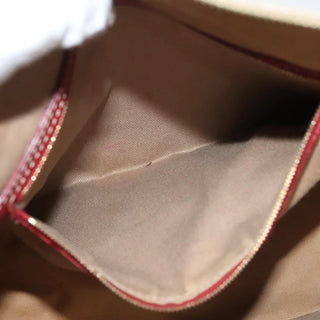 Celine Vintage Macadam Shoulder Bag Canvas and Leather