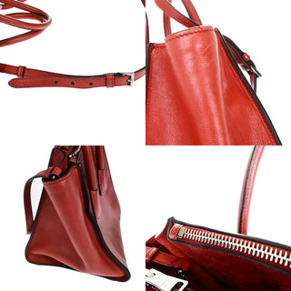 Prada Tassel Twin Pocket Tote City Calf