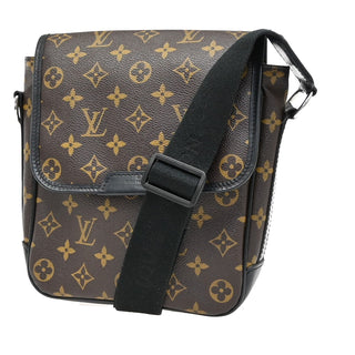Louis Vuitton Bass Messenger Bag Macassar Monogram Canvas