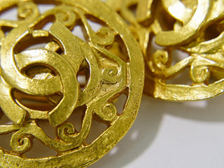 Chanel Logo CC Gold-plated