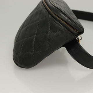 Chanel CC Charm Belt Bag Quilted Caviar