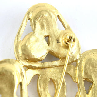 Chanel Vintage CC Brooch Metal