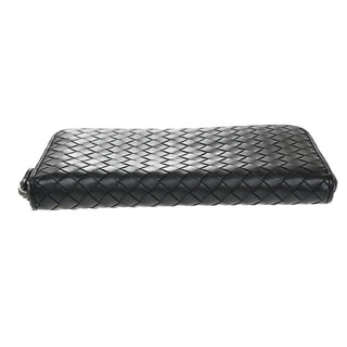 Bottega Veneta Intrecciato Long Zip  Wallet Leather