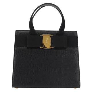 Salvatore Ferragamo Convertible Vara Bow Tote Leather