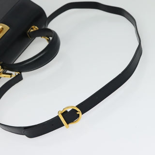 Salvatore Ferragamo Gancini Convertible Top Handle Bag Leather