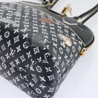 Louis Vuitton Alma Souple Handbag Limited Edition Grace Coddington Catogram Canvas and Calfskin