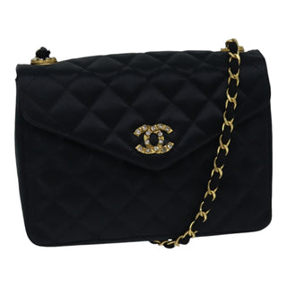 Chanel Envelope Compartment Flap Bag Silk