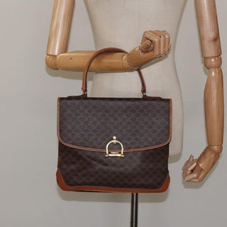 Celine Macadam Handbag Macadam with leather