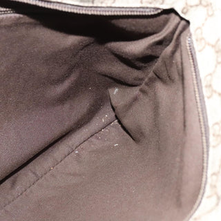 Gucci Zip Top Messenger Bag GG Coated Canvas