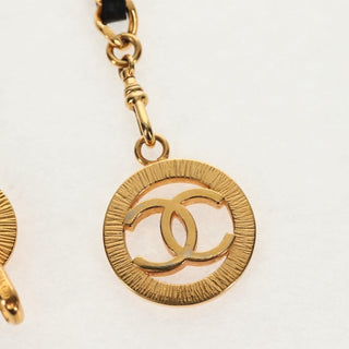 Chanel Vintage Multi-Chain Medallion Belt Metal and Leather