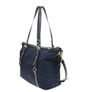 Prada Convertible Logo Tote Tessuto