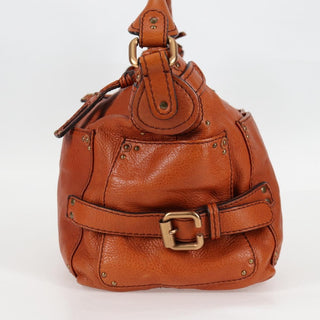 Chloe Paddington Lock Hobo Leather