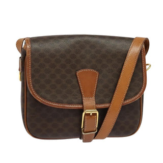 Celine Macadam Shoulder Bag PVC Leather