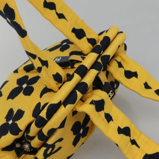 Chanel Vintage Frame Shoulder Bag Printed Canvas