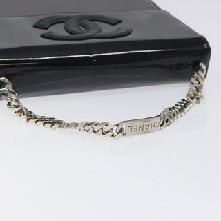 Chanel Vintage CC Box Flap Bag Patent Leather