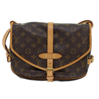 Louis Vuitton Saumur Handbag Monogram Canvas