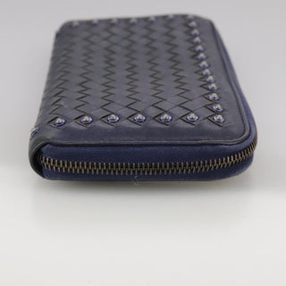Bottega Veneta Intrecciato Long Zip  Wallet Leather