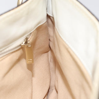 Chanel Vintage Olsen CC Chain Shoulder Bag Canvas and Leather