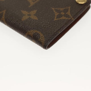 Louis Vuitton Porte Cartes Pression Card Case Monogram Canvas