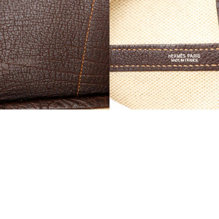 Hermes Garden Party Tote Toile and Leather