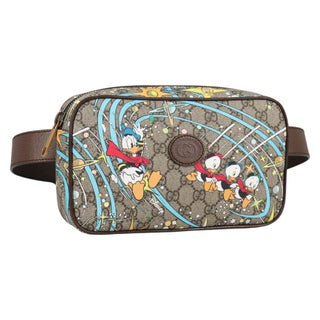 Gucci Disney Donald Duck Belt Bag Printed GG Coated Canvas