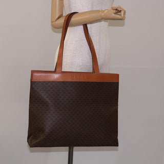 Celine Vintage Macadam Handbag Leather