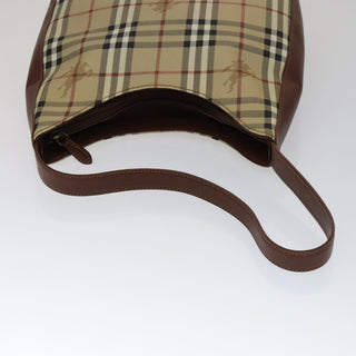 Burberry Shoulder Bag Haymarket Coated Canvas
