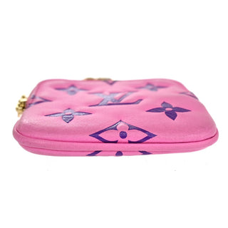 Louis Vuitton Charms Porte Monnaie Wallet PVC Over Printed Silk