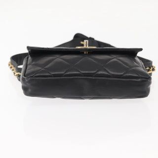 Chanel Vintage CC Flap Waist Bag Quilted Lambskin