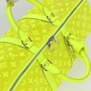 Louis Vuitton Keepall Bandouliere Bag Monogram See Through Mesh