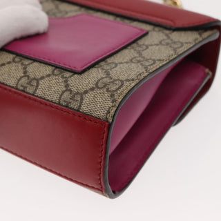 Gucci Padlock Shoulder Bag GG Coated Canvas and Leather