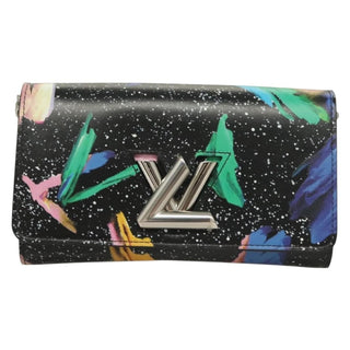 Louis Vuitton Twist Chain Wallet Limited Edition Printed Leather